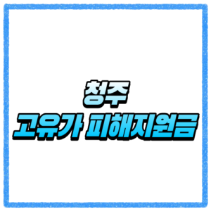 충북 청주시 고유가 피해지원금 신청방법, 대상 조회와 지급 기준 바로 확인