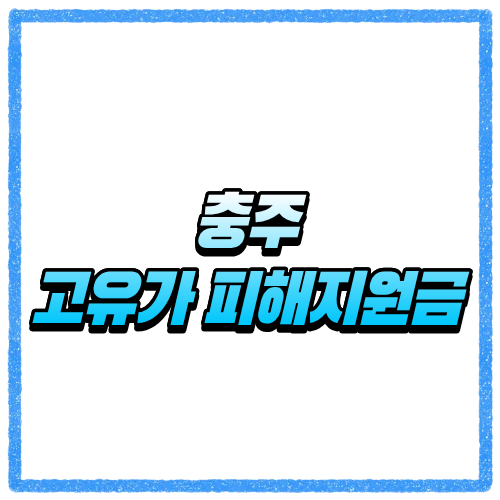 충북 충주시 고유가 피해지원금 신청방법, 대상 조회와 지급 기준 바로 확인