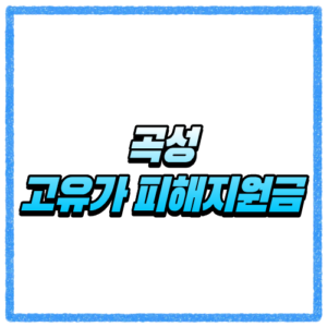 전남 곡성군 고유가 피해지원금 신청방법, 대상 조회와 지급 기준 바로 확인