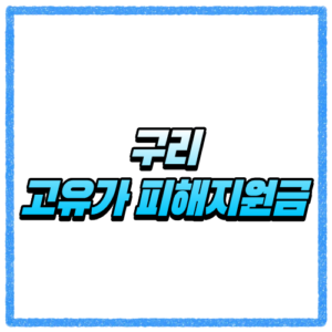 경기 구리시 고유가 피해지원금 신청방법, 대상 조회와 지급 기준 바로 확인