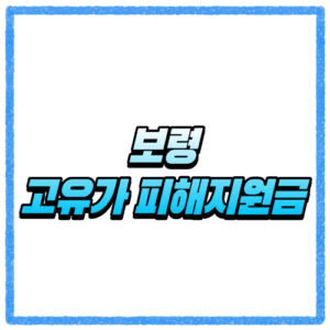 충남 보령시 고유가 피해지원금 신청방법, 대상 조회와 지급 기준 바로 확인