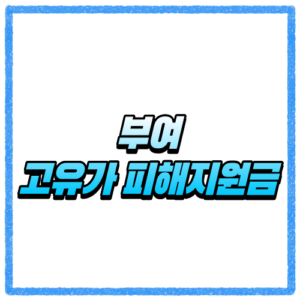 충남 부여군 고유가 피해지원금 신청방법, 대상 조회와 지급 기준 바로 확인