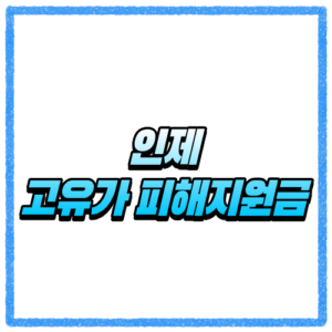 강원 인제군 고유가 피해지원금 신청방법, 대상 조회와 지급 기준 바로 확인